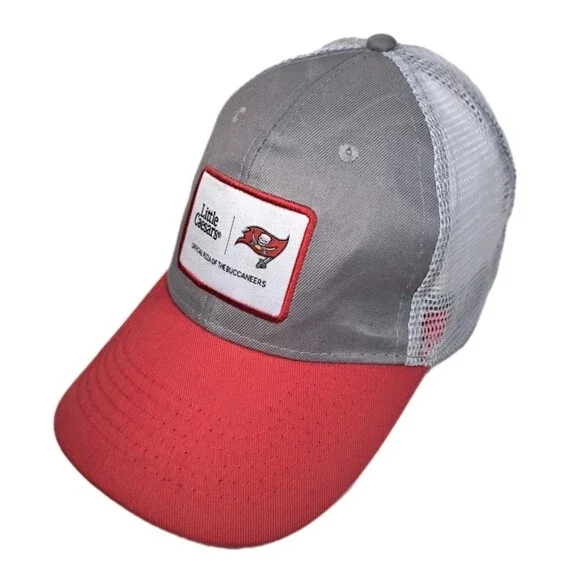 NWOT Little Cesars NFL Official Pizza Buccaneers Sponsor Trucker Hat Embroidered - Picture 1 of 7